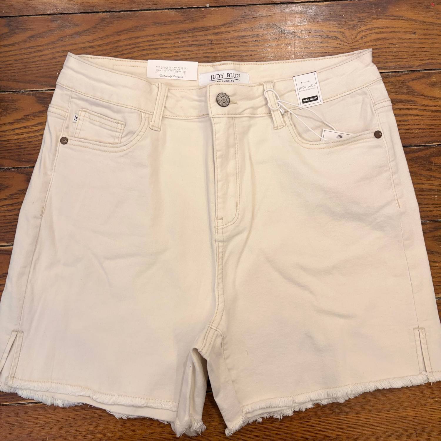 Judy Blue - Women's High-rise Cut-off Denim Shorts