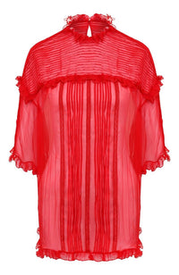 Valentino - Chiffon Ruffle Shirt