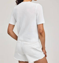 Gentle Fawn - Faye Short Sleeve Ribbed Sweater