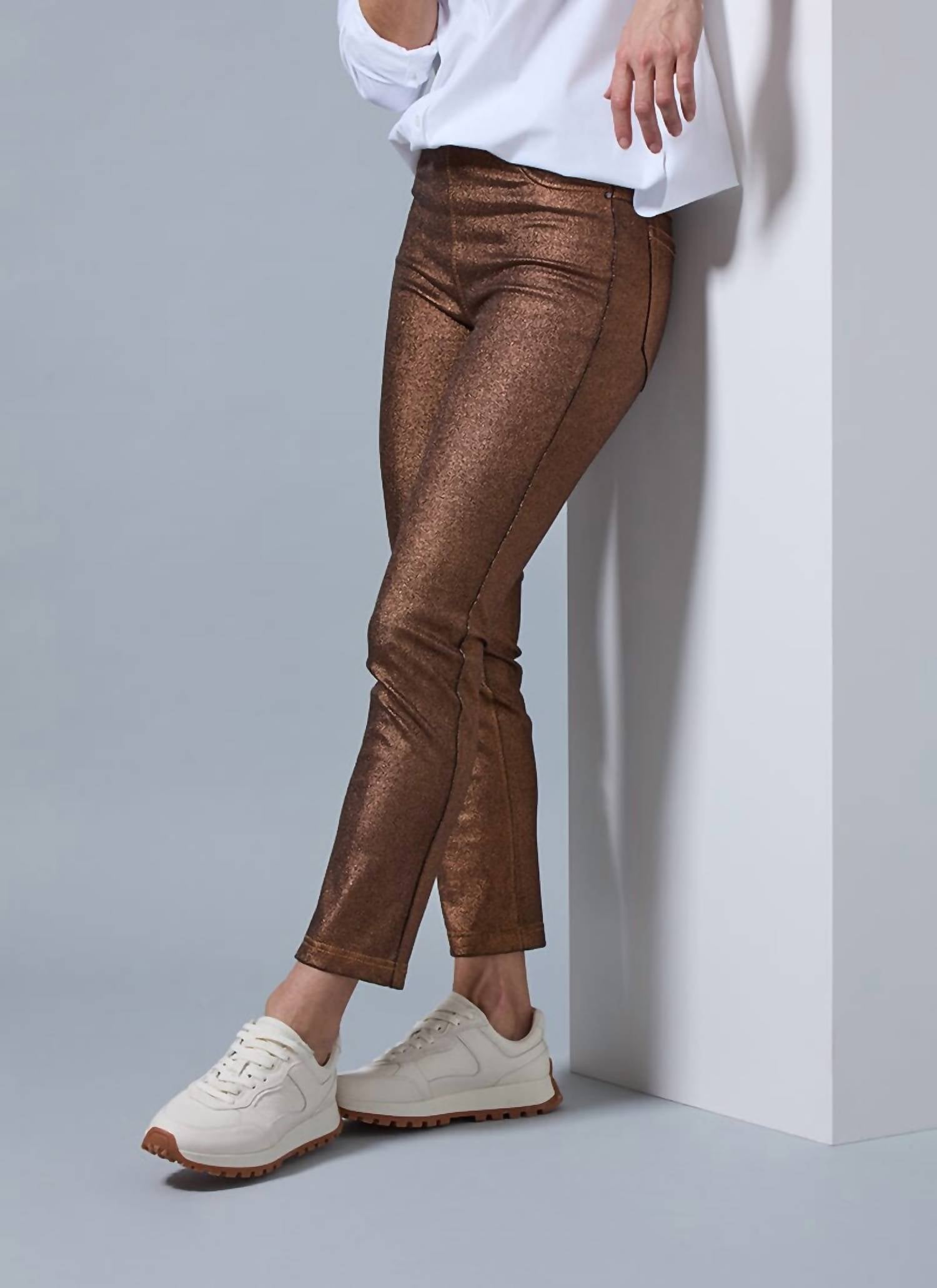 Lysse - Melina Coated Straight Denim Jeans