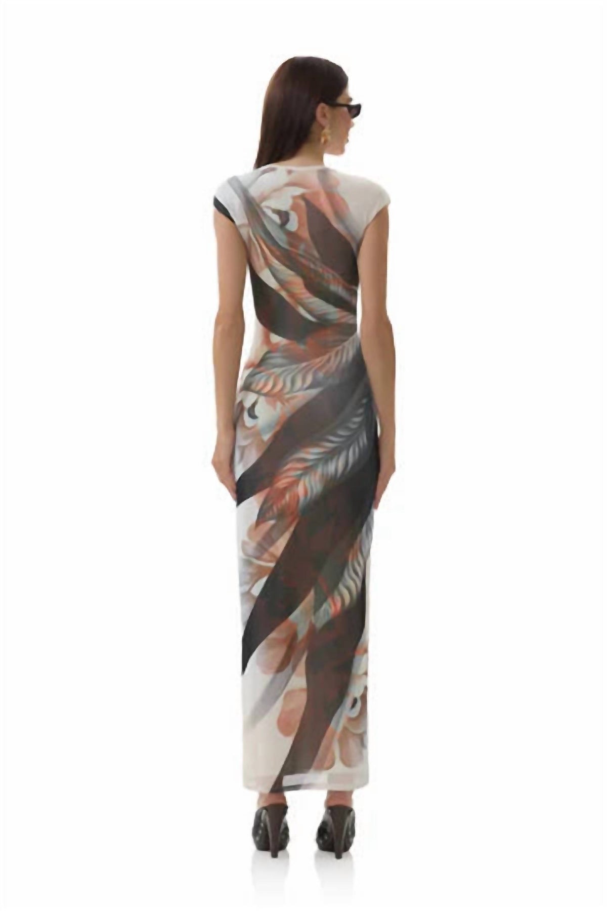 Afrm - Leaf Lotus Maxi Dress