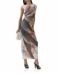 Afrm - Leaf Lotus Maxi Dress