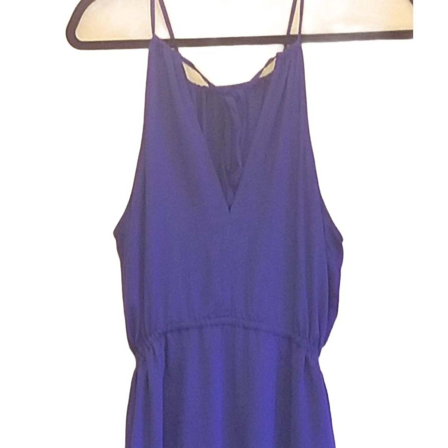 After Market - Women's Halter Maxi Dress - blue - clothing - dresses