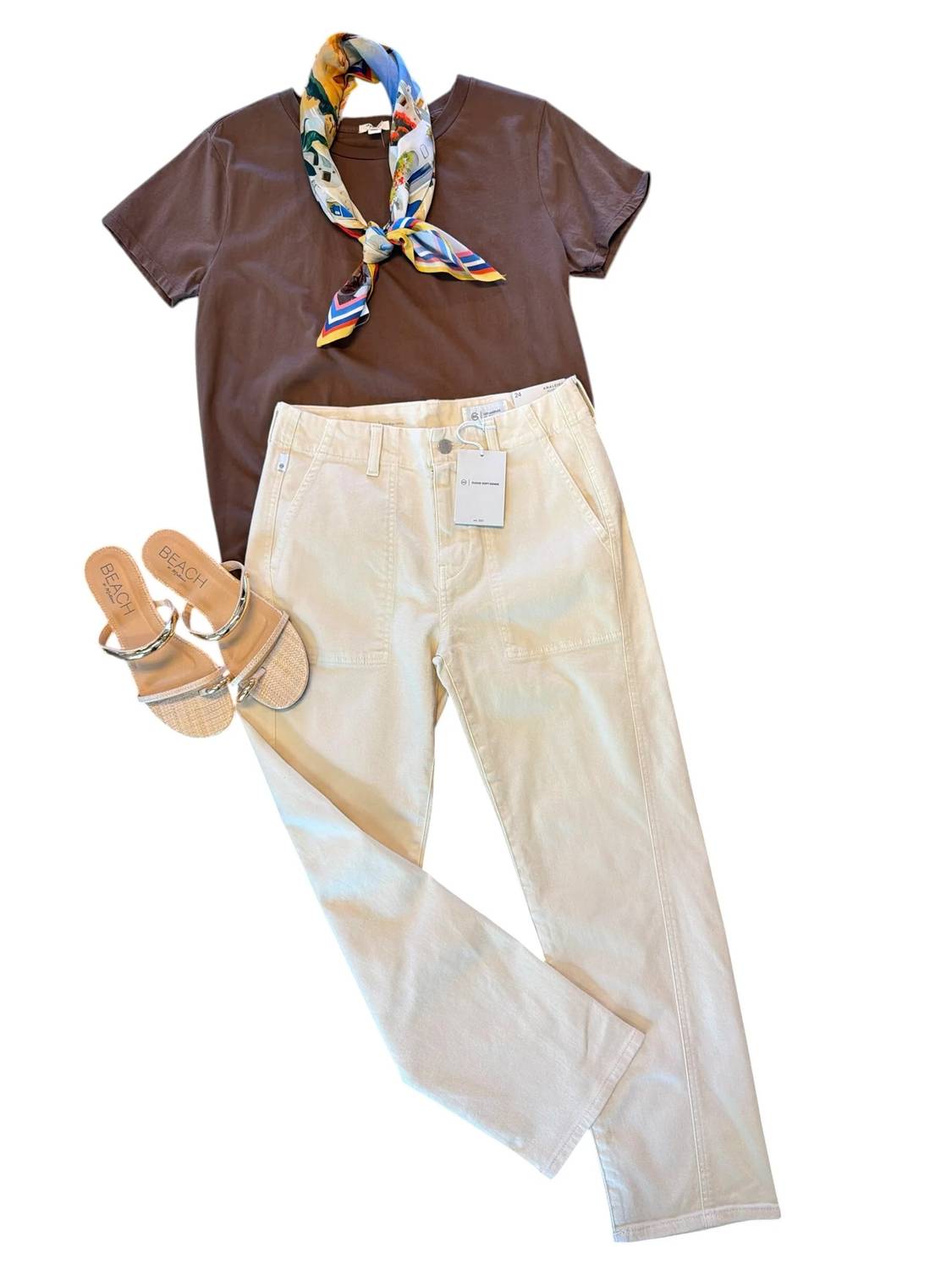 Ag Jeans - Analeigh Mid Rise Utility Jeans