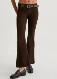 Ag Jeans - Angeline Mid Rise Brown Cord