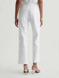 Ag Jeans - Brinley Crop Mid - rise Straight Jean - clothing - cotton - blend - jeans
