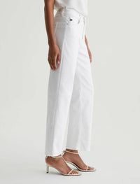 Ag Jeans - Brinley Crop Mid - rise Straight Jean - clothing - cotton - blend - jeans