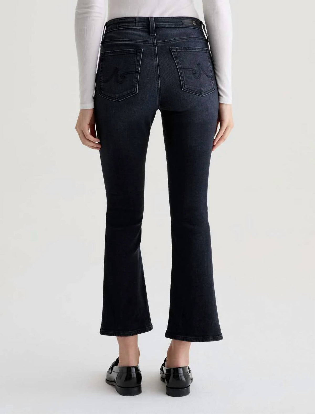 Ag Jeans - Farrah Boot Crop Mid-rise Jeans