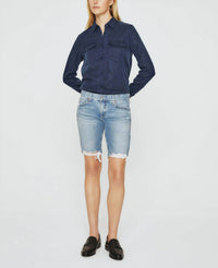 Ag Jeans - Nikki Denim Short - blue - clothing - cotton - blend