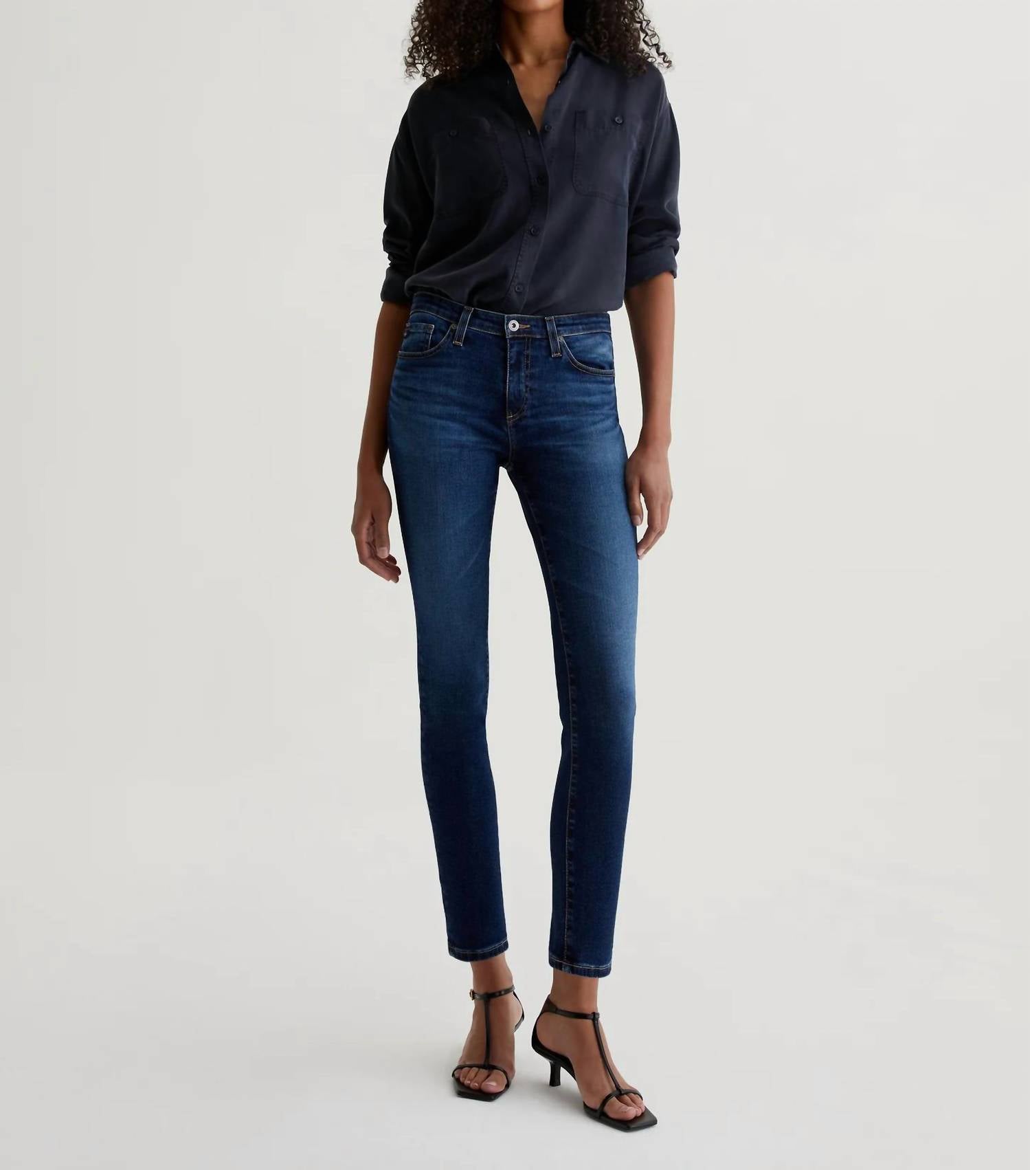 Ag Jeans - Prima Ankle Jeans - ankle - blue - clothing