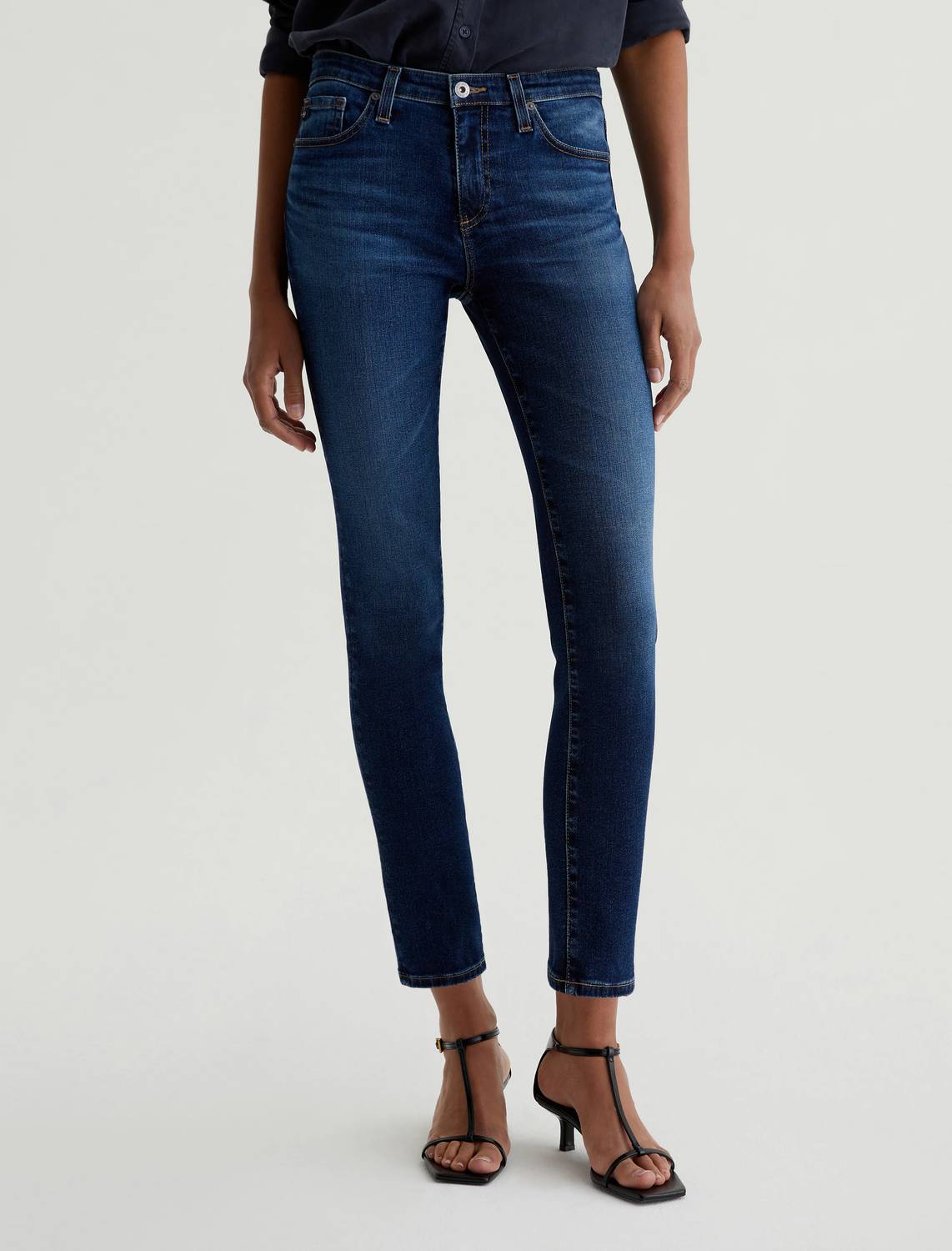 Ag Jeans - Prima Ankle Jeans - ankle - blue - clothing