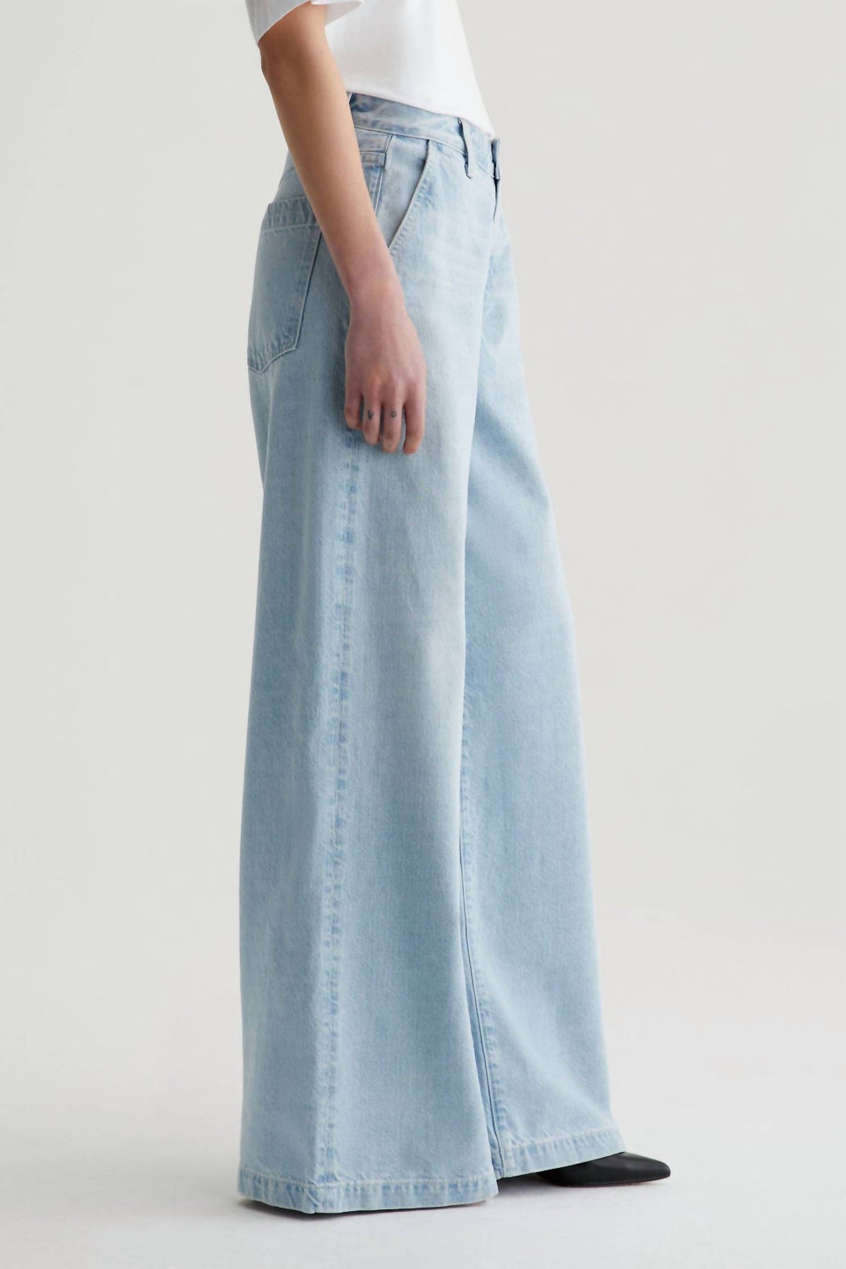 Ag Jeans - Stella Low Slung Palazzo Jeans