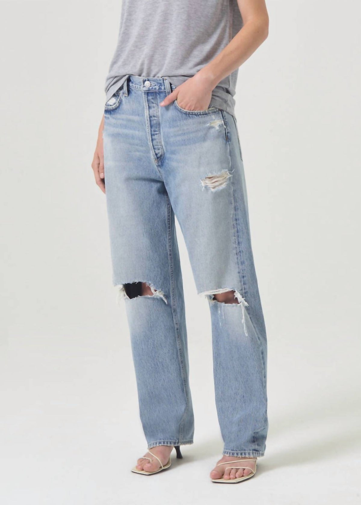 Agolde - 90's Mid Rise Straight Leg Jeans