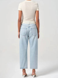 Agolde - 90s Crop Mid Rise Straight Jeans