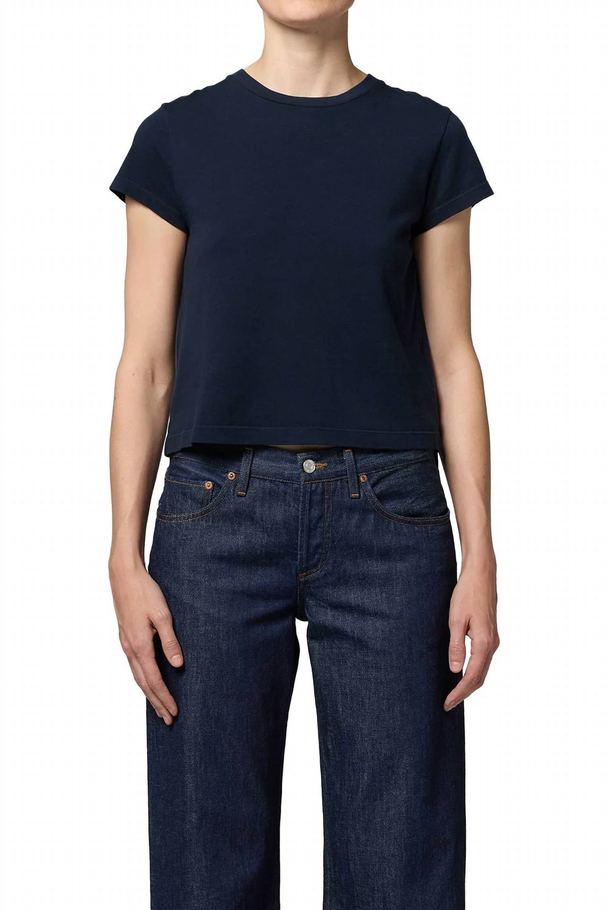 Agolde - Adine Shrunken Short Sleeve Tee