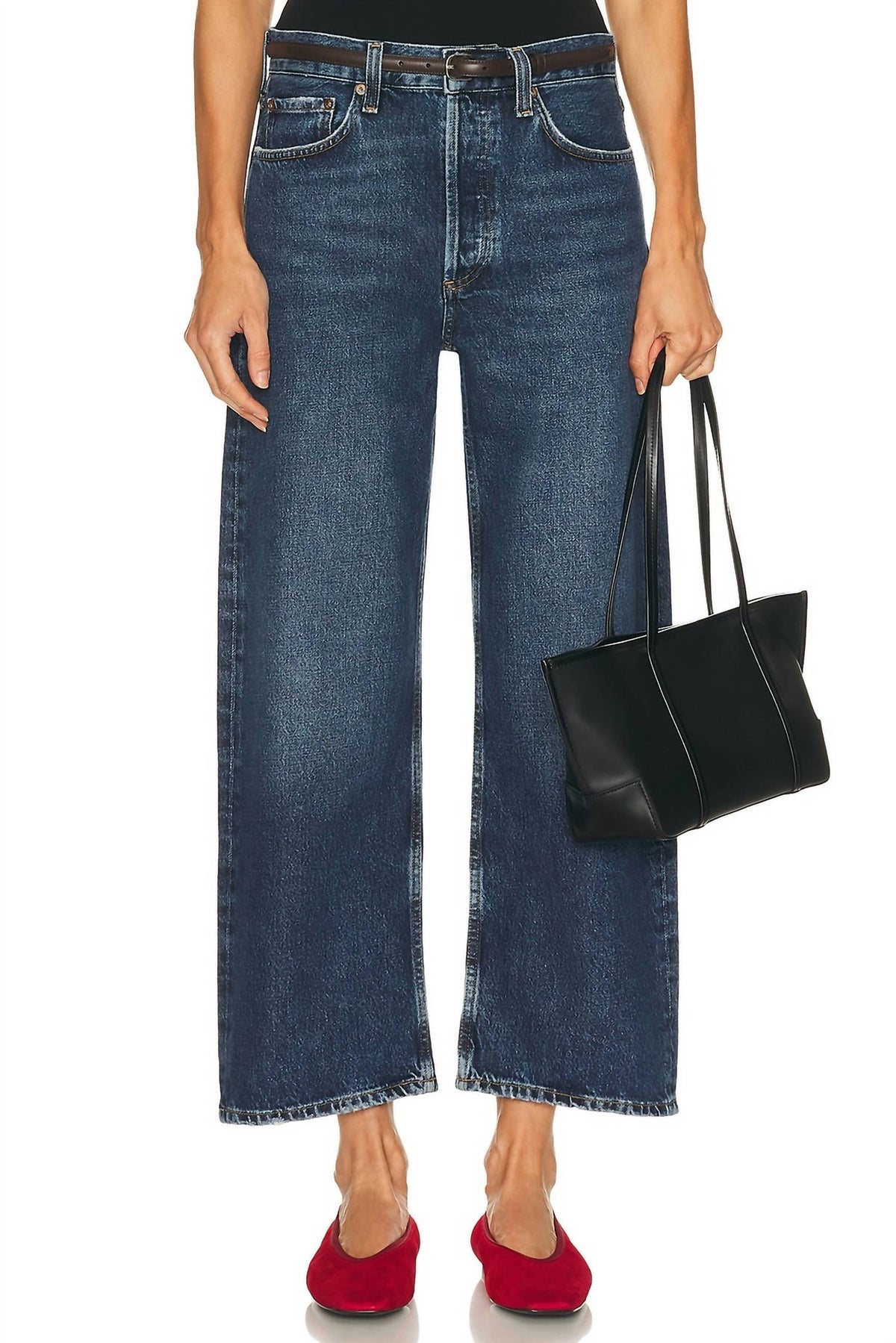 Agolde - Arc Loose Wide Leg Crop Jeans