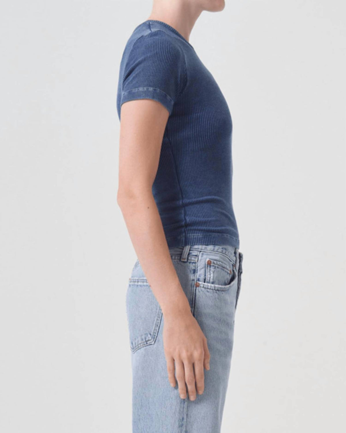 Agolde - Arlo Rib Pocket Tee