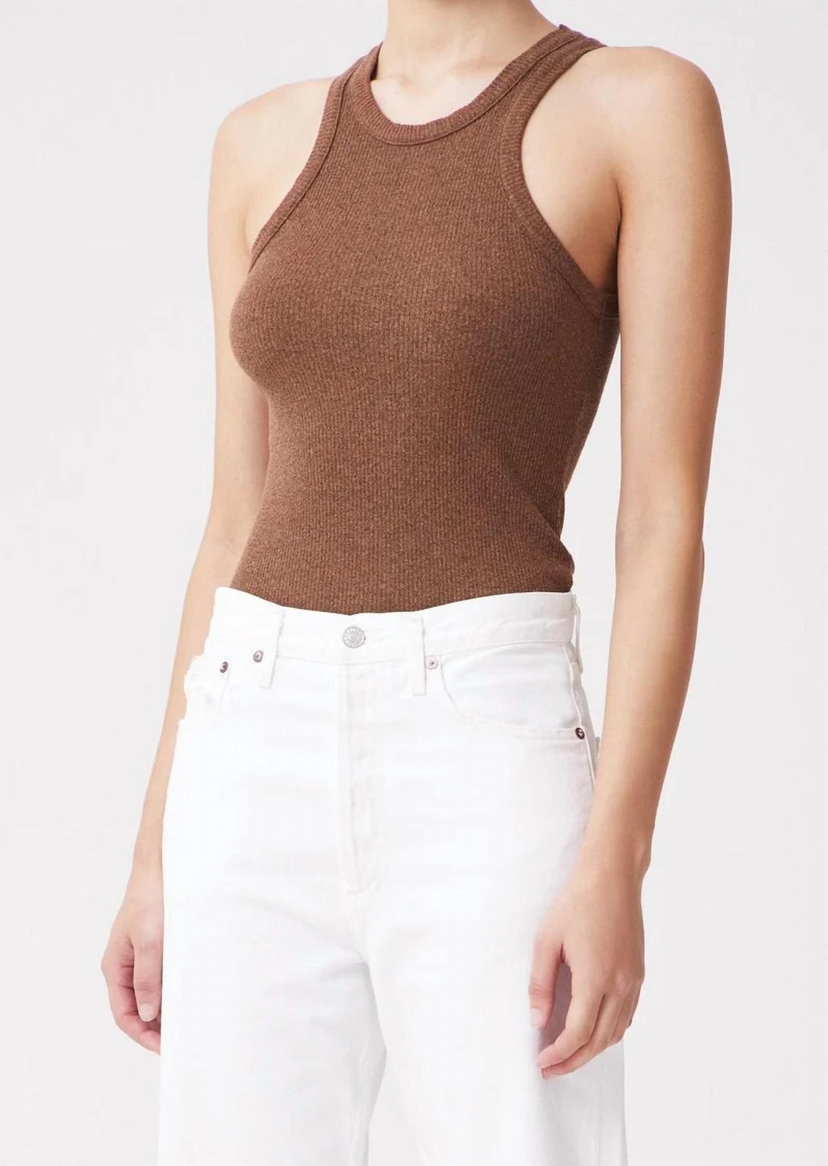 Agolde - Bailey Rib Tank Pantyhose
