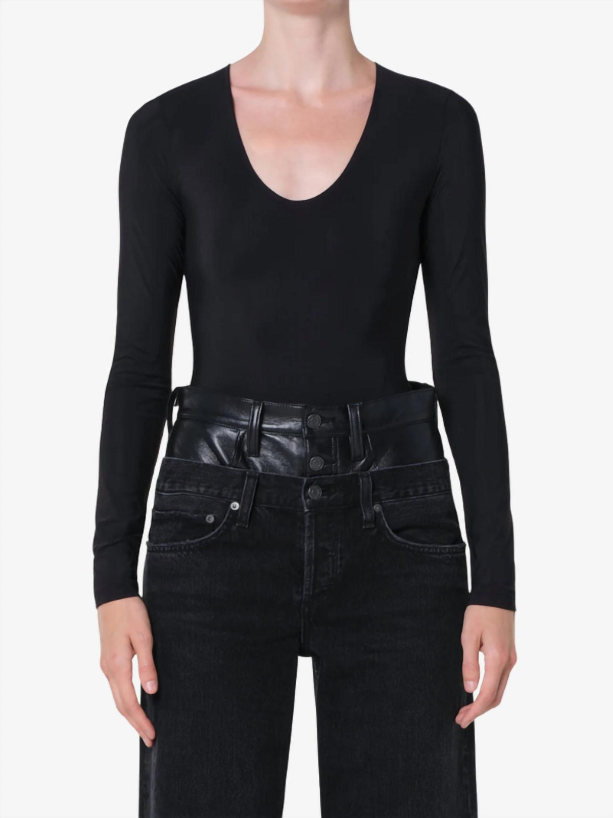 Agolde - Clem Long Sleeve Bodysuit