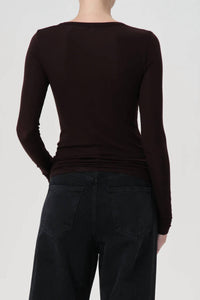 Agolde - Corey Scoop Neck Tee