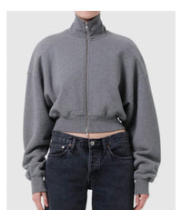Agolde - DARBY ZIP UP SWEATSHIRT