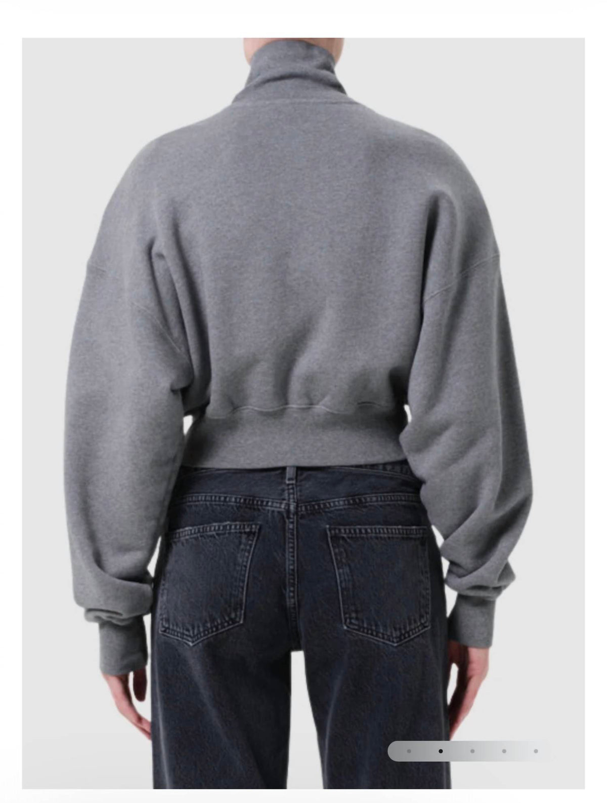 Agolde - DARBY ZIP UP SWEATSHIRT