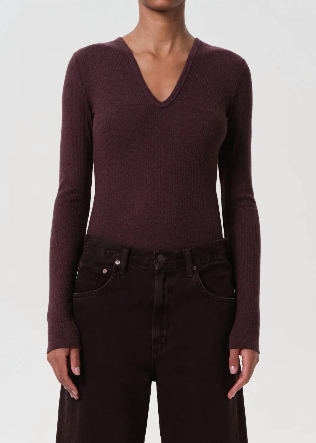 Agolde - Darla V Neck Bodysuit