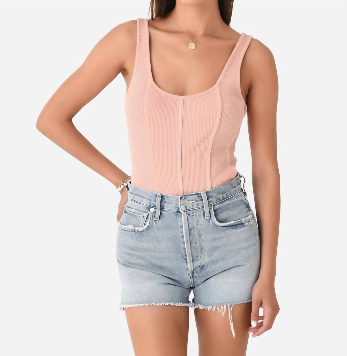 Agolde - Elna Scoop Neck Bodysuit