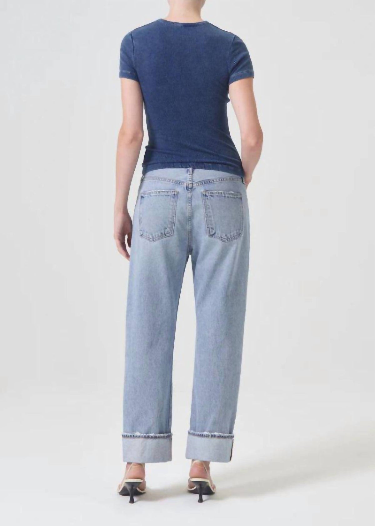 Agolde - Fran Low Slung Easy Straight Pants