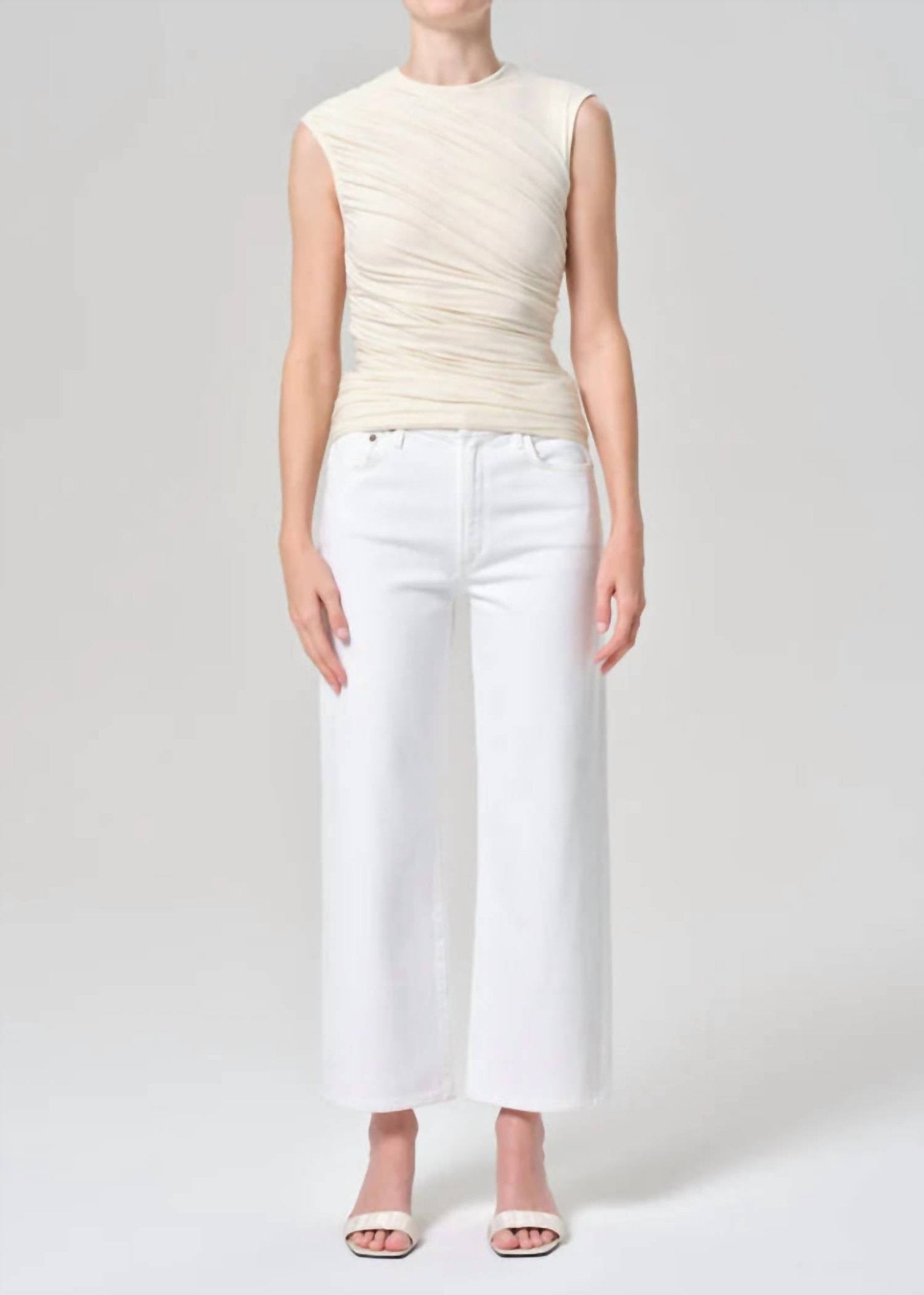 Agolde - Harper Crop Jeans - clothing - cotton - blend - jeans
