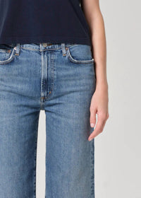 Agolde - Harper Crop Jeans - blue - clothing - cotton