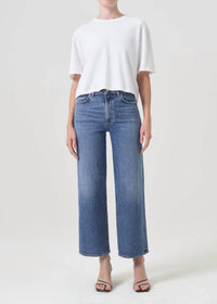 Agolde - Harper High Rise Wide Leg Crop Jeans