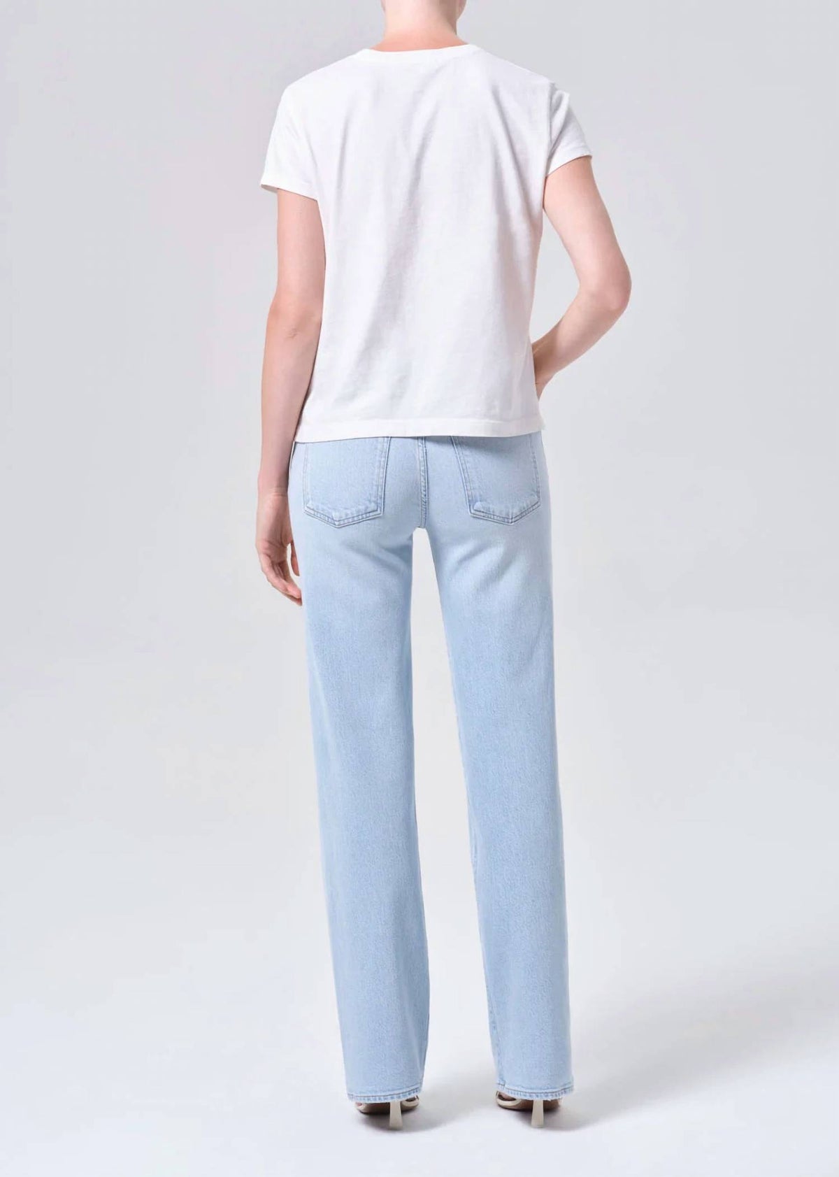 Agolde - Harper Mid Rise Relax Straight Jeans