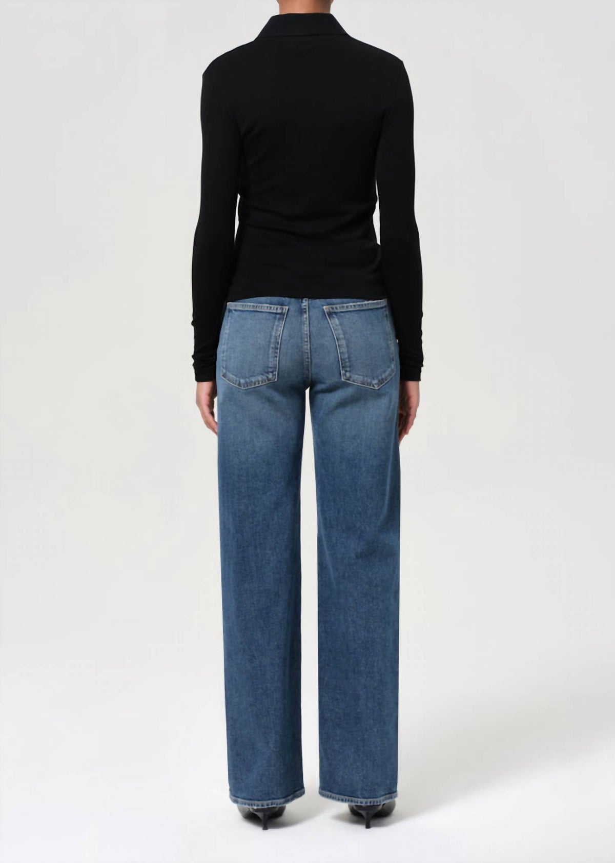 Agolde - Harper Mid Rise Relaxed Straight Jean