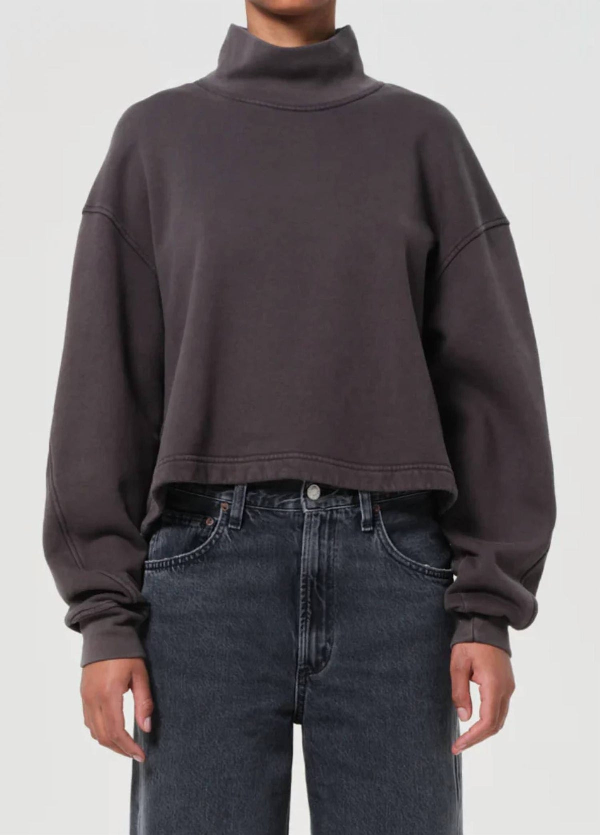 Agolde - Isra Cropped Sweatshirt
