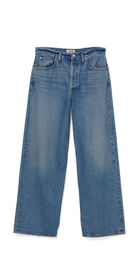 Agolde - Low Slung Baggy Jeans - blue - clothing - cotton