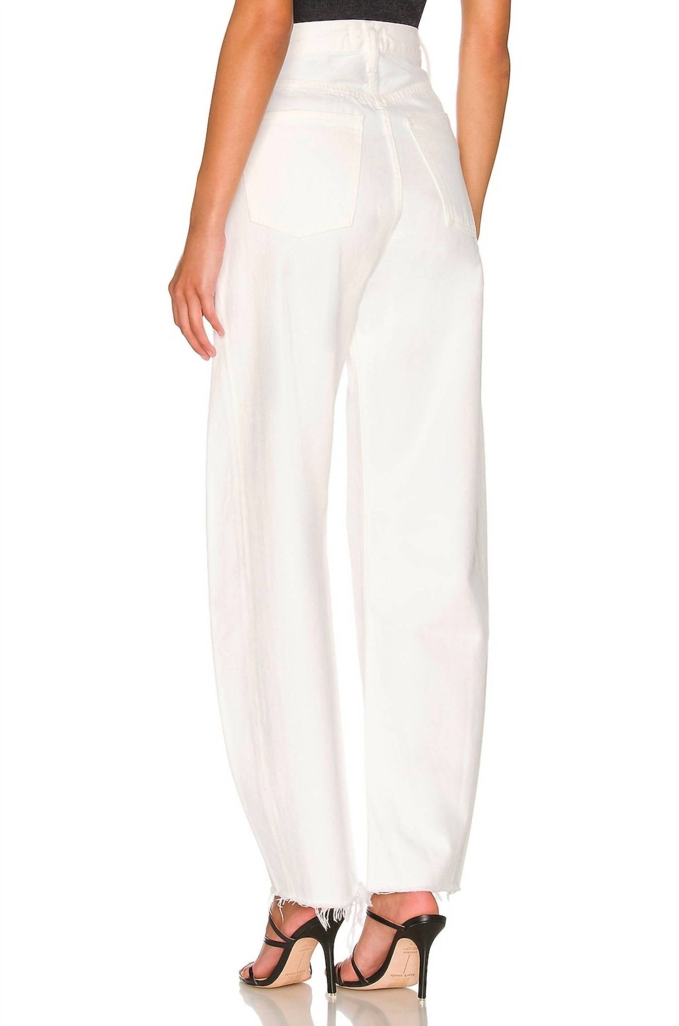 Agolde - Luna High Rise Relaxed Jeans - clothing - cotton - high - rise