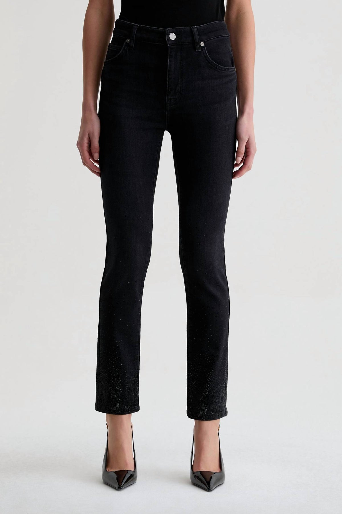 Agolde - Mari Mid-rise Slim Straight Leg Jeans