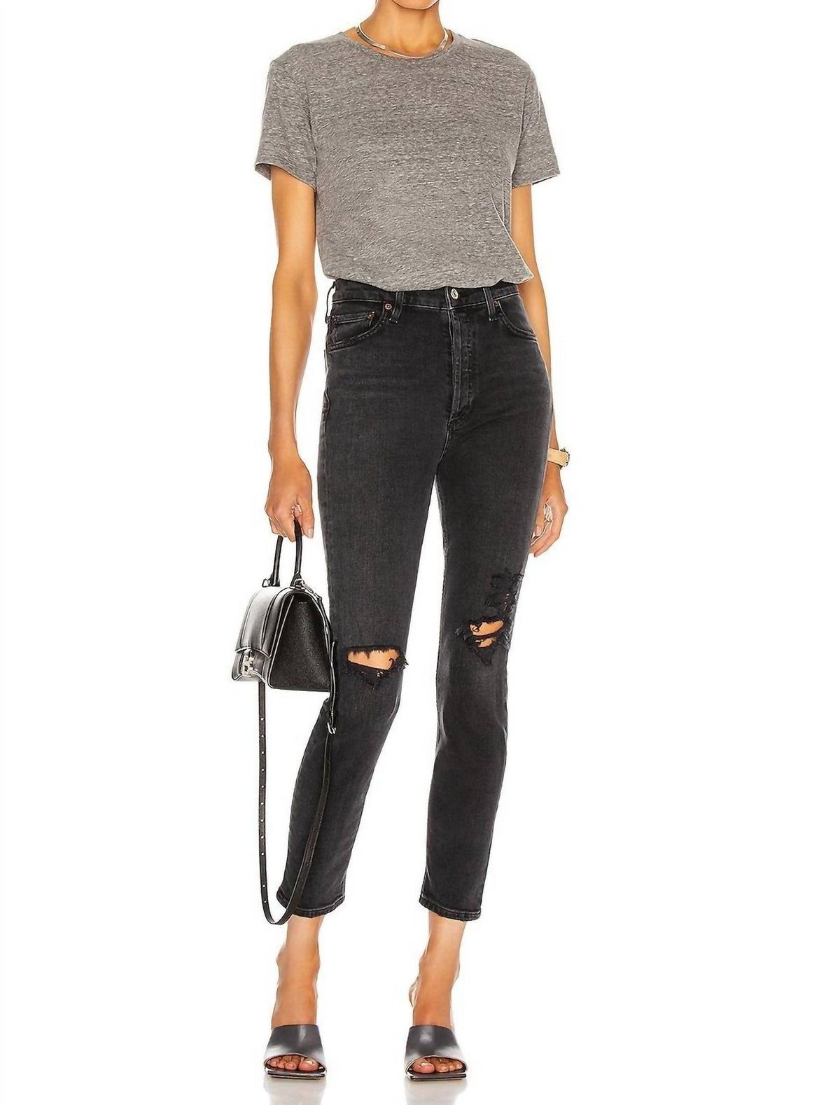 Agolde - Nico High Rise Skinny Jeans