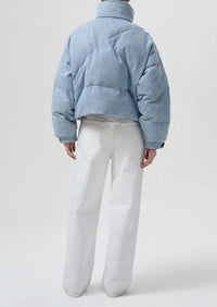 Agolde - Nova Denim Puffer Jacket