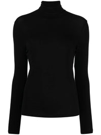 Agolde - Pascale Turtleneck Top - black - clothing - cowl