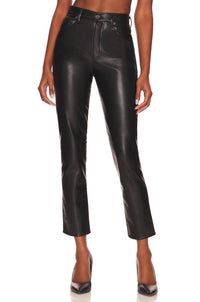 Agolde - Recycled Leather Riley Long Pants