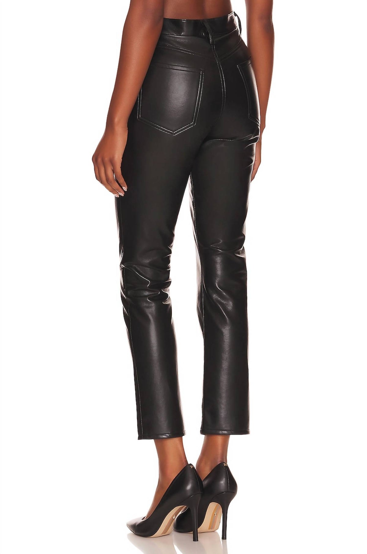 Agolde - Recycled Leather Riley Long Pants