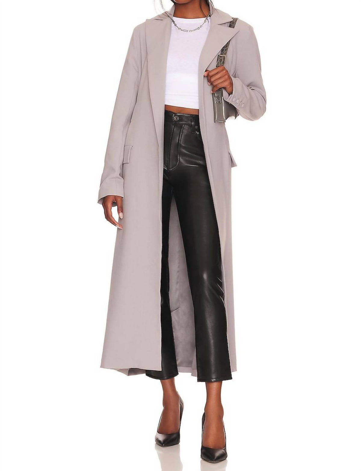 Agolde - Recycled Leather Riley Long Pants