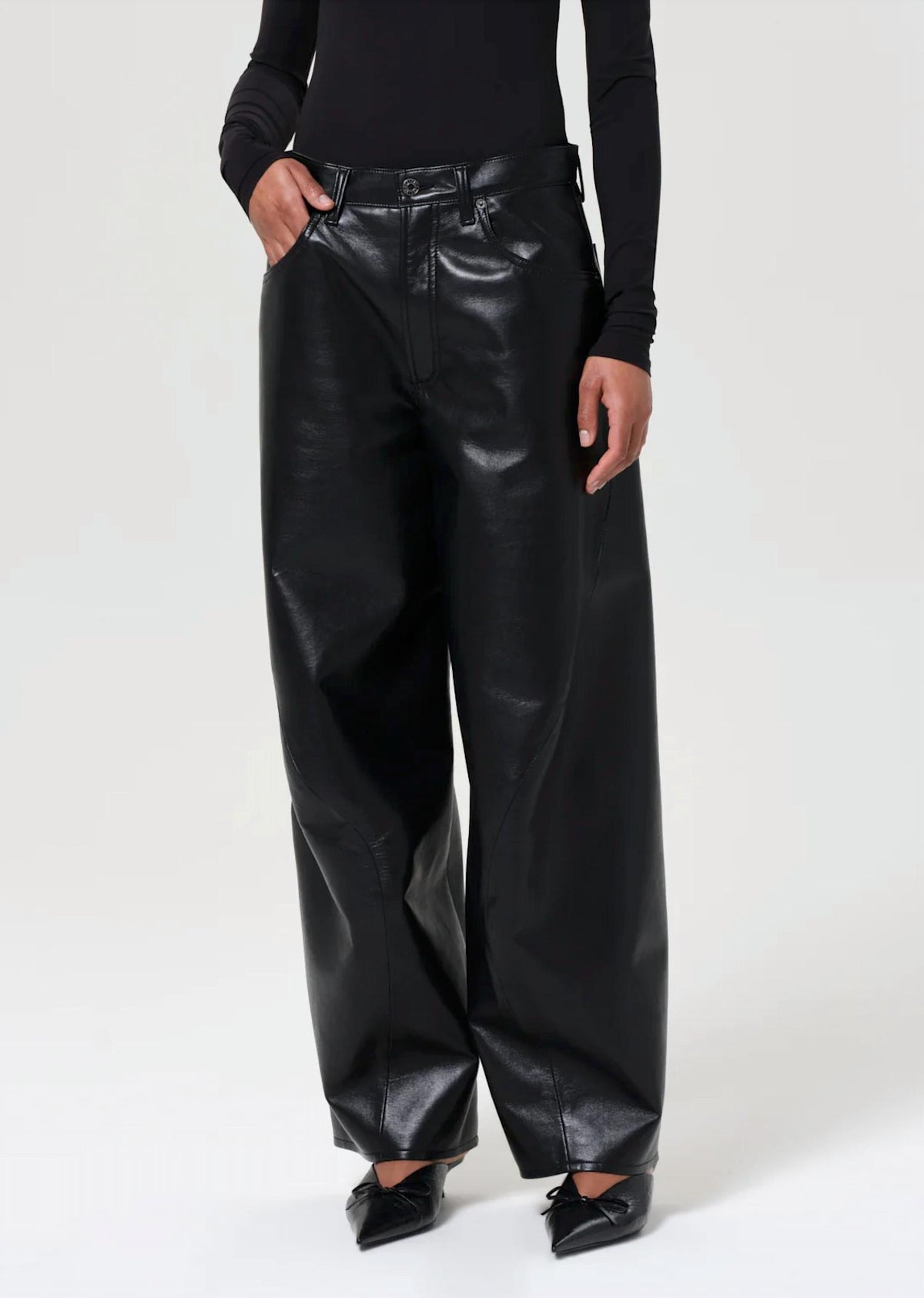 Agolde - Recycled Leather Twist Jean