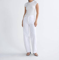 Agolde - Ren 32" High Rise Wide Leg Jeans