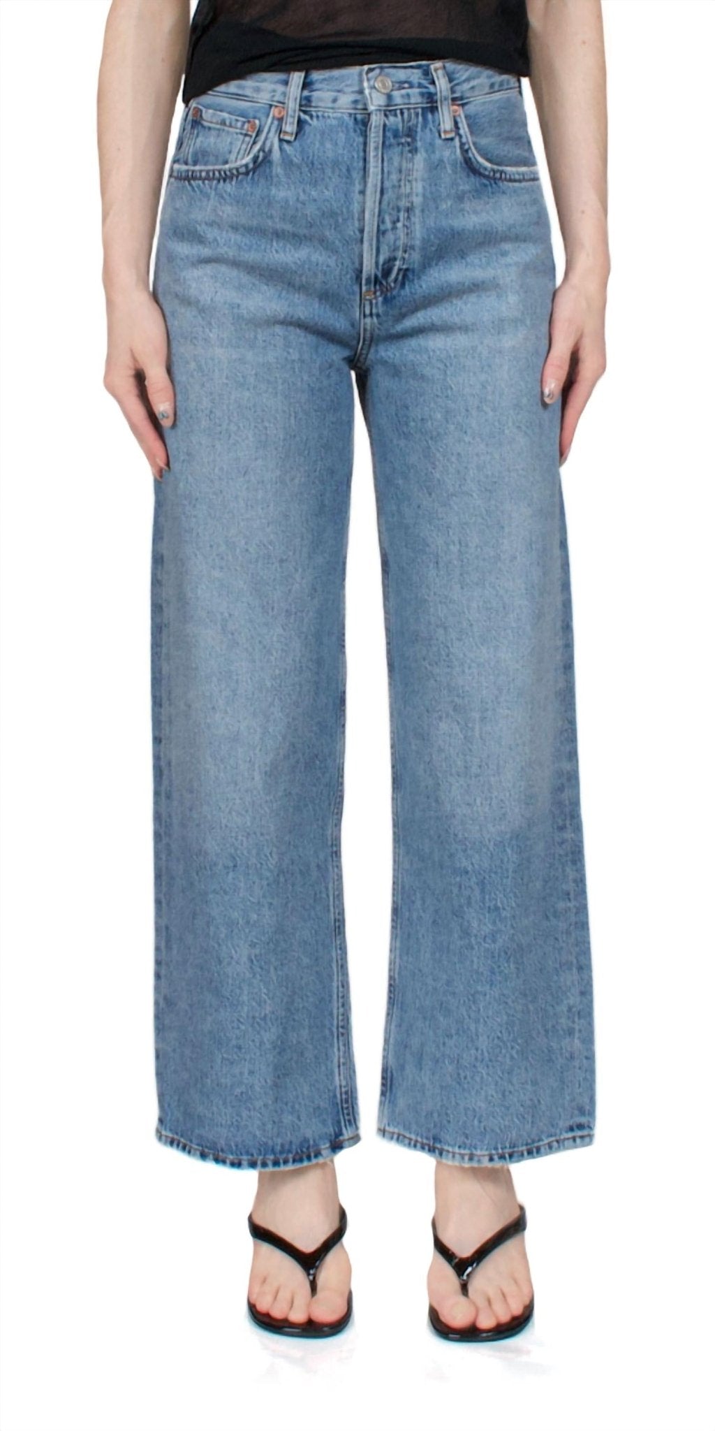 Agolde - Ren Jean - blue - clothing - cotton