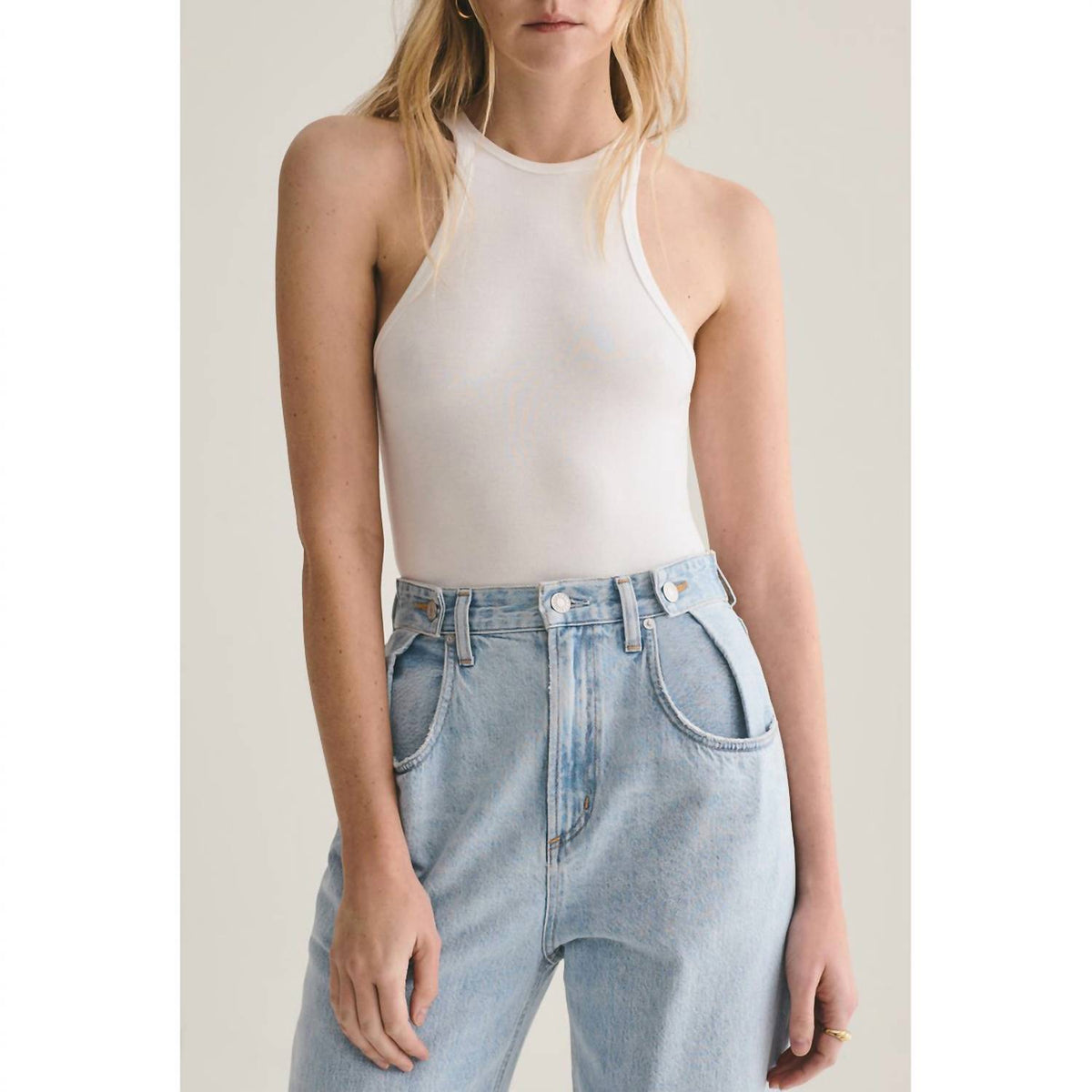 Rianne High Neck Racerback Bodysuit