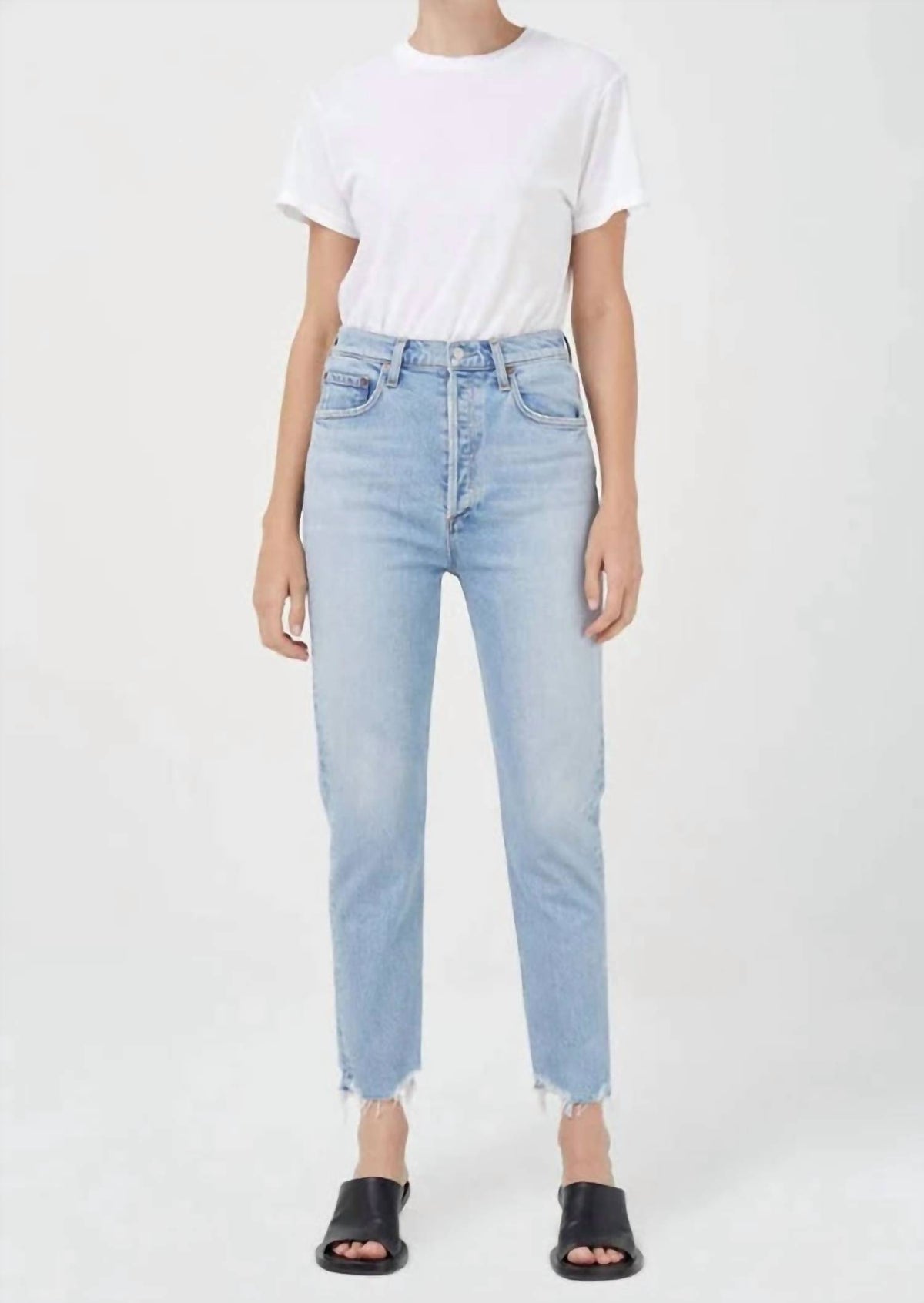 Agolde - Riley Crop Straight Jeans