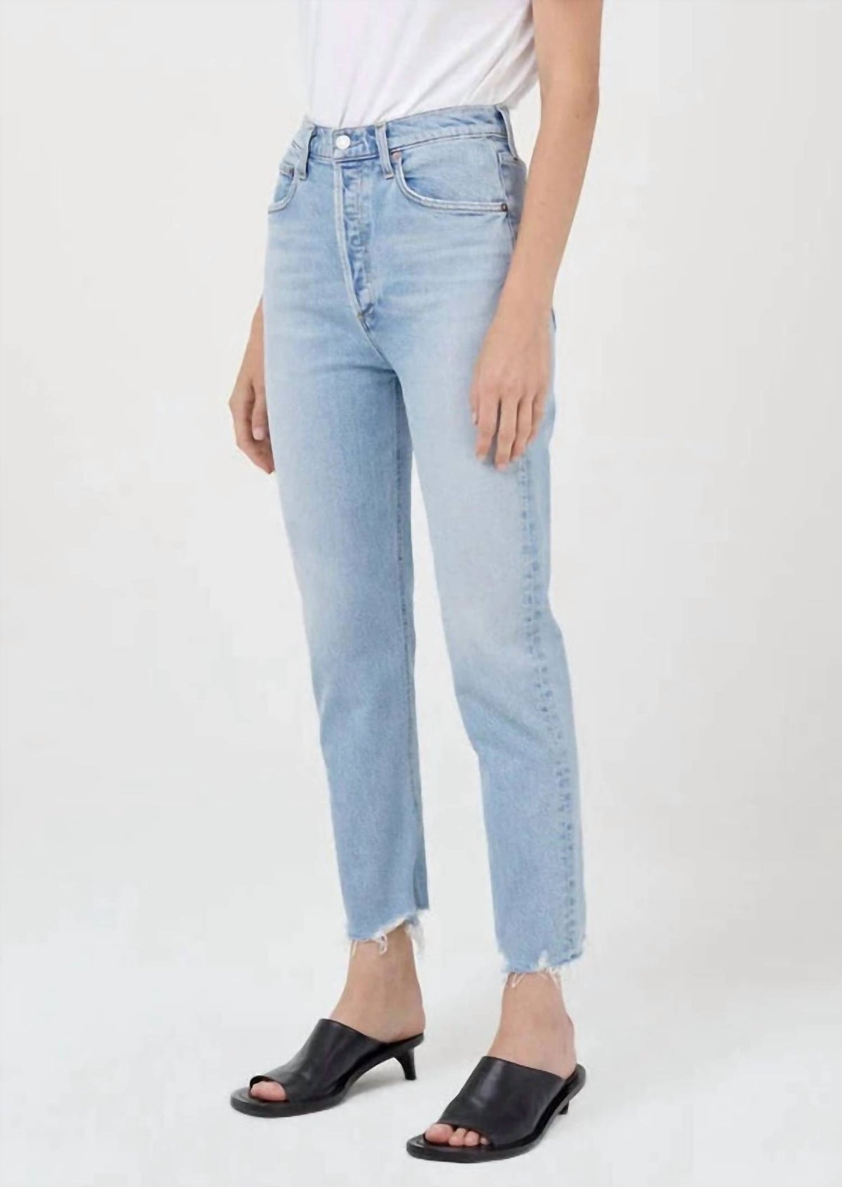 Agolde - Riley Crop Straight Jeans